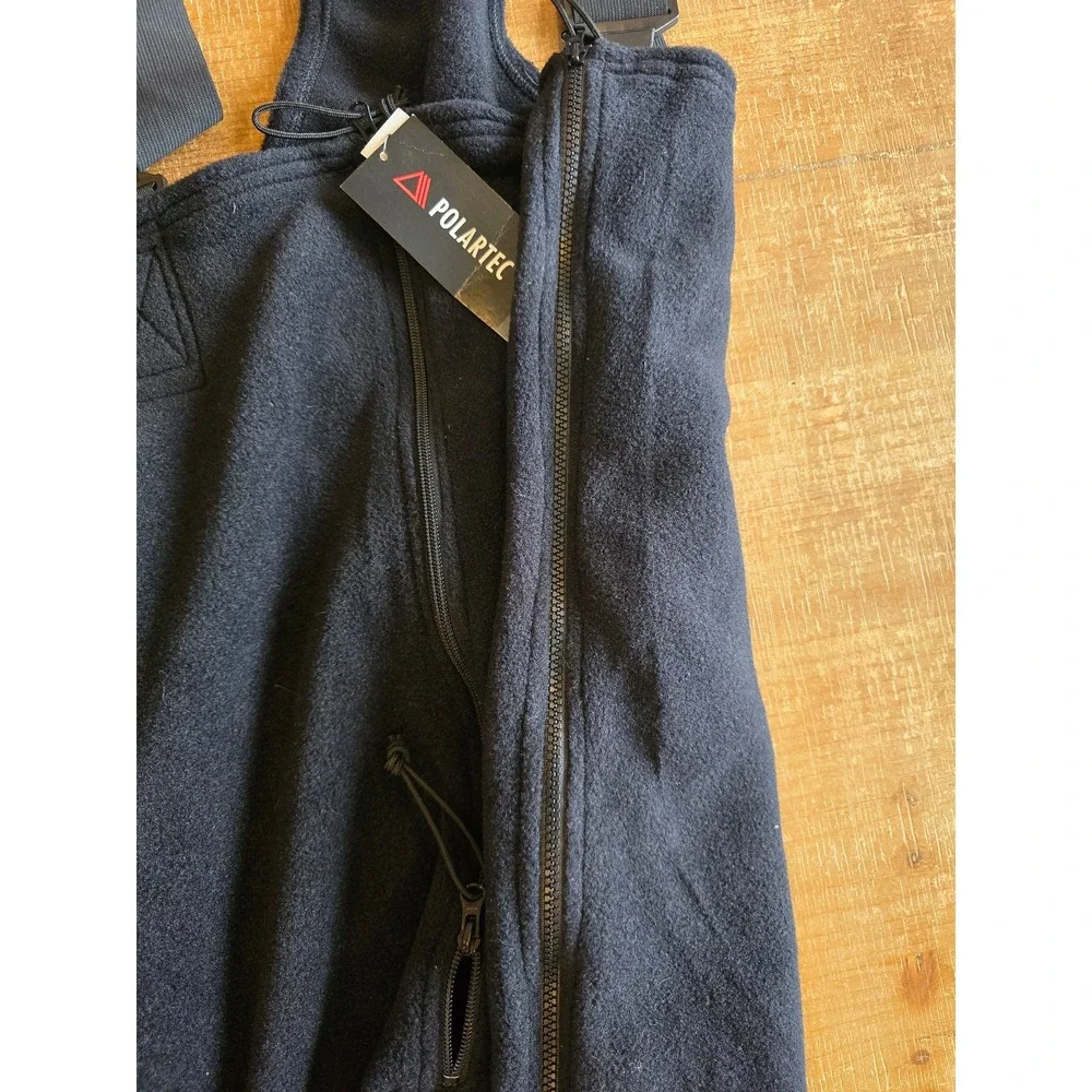 Vintage NWT‎ Polartec Classic 200 Fleece buckle zip overalls, XL Short/Reg